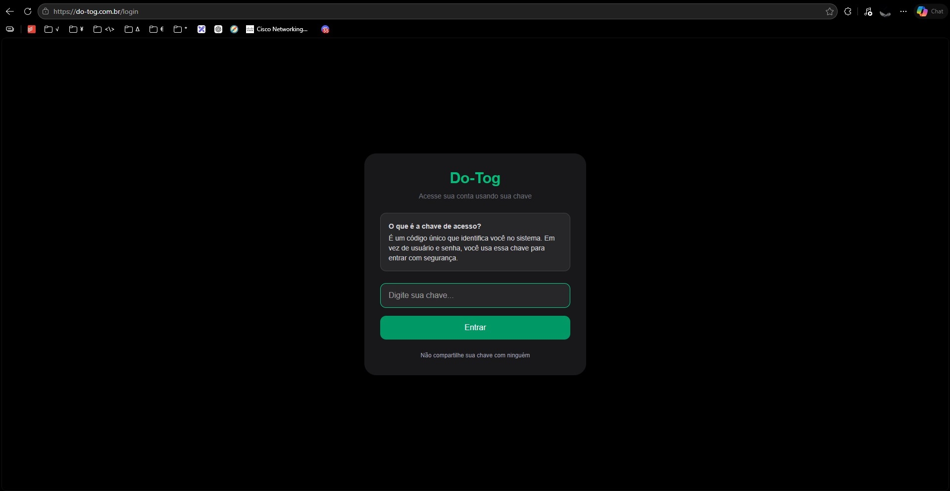 Tela de Login